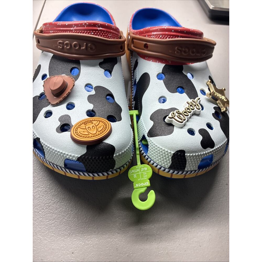Size 12 Men’s - Crocs Classic Clog Toy Story Woody 209446-4GX New With Tags - Picture 4 of 5